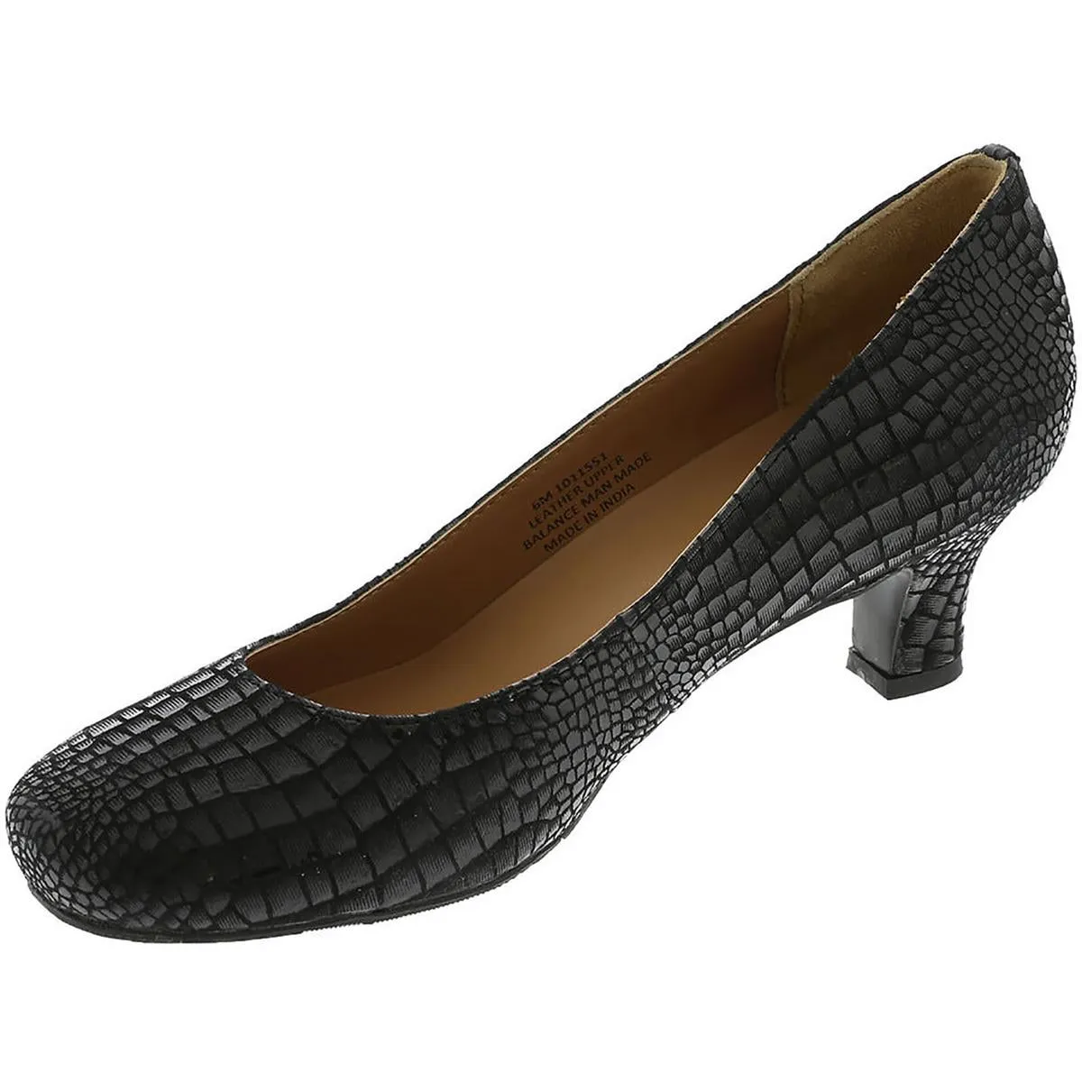 Array Womens Flatter Padded Insole Low Kitten Heels
