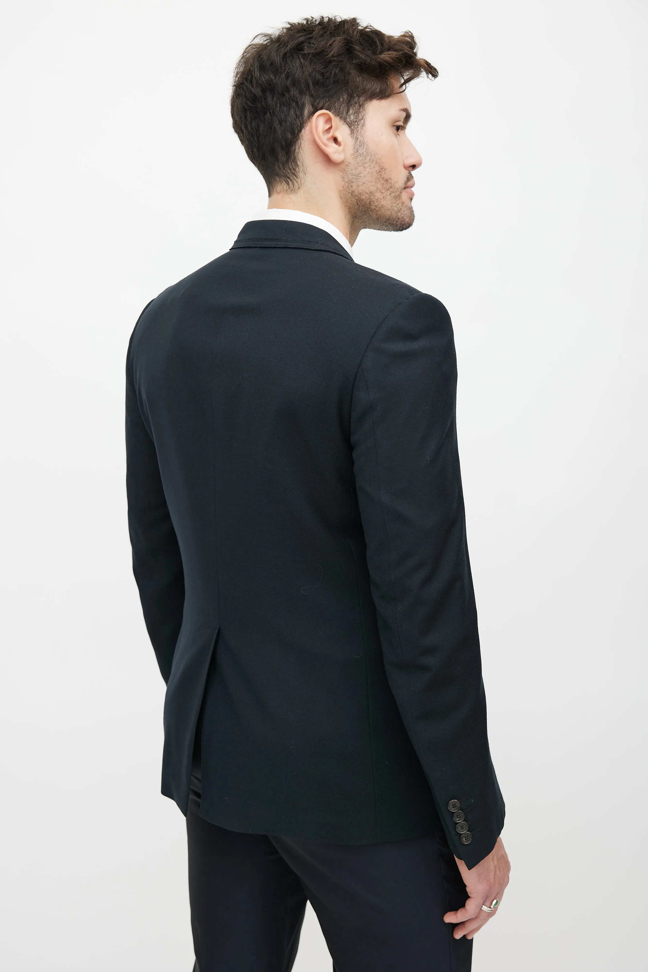 Black Wool Blazer
