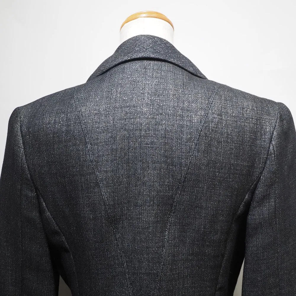 Chanel Wool Tailored Jacket Black