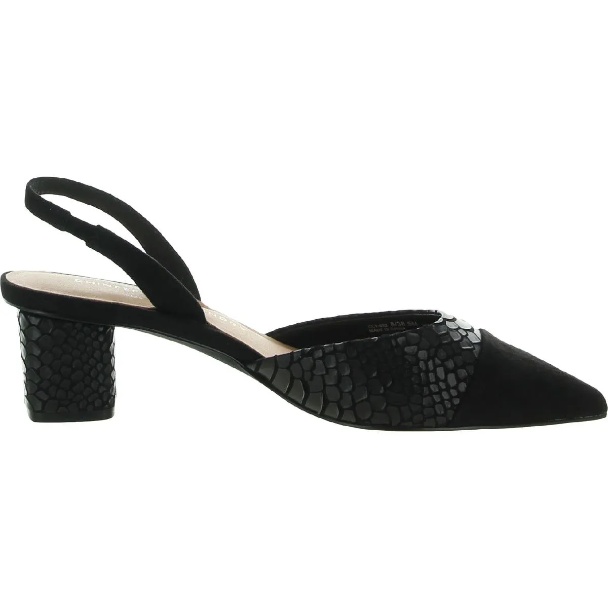 Chinese Laundry Womens Cabella Suede Pointed-Toe Kitten Heels