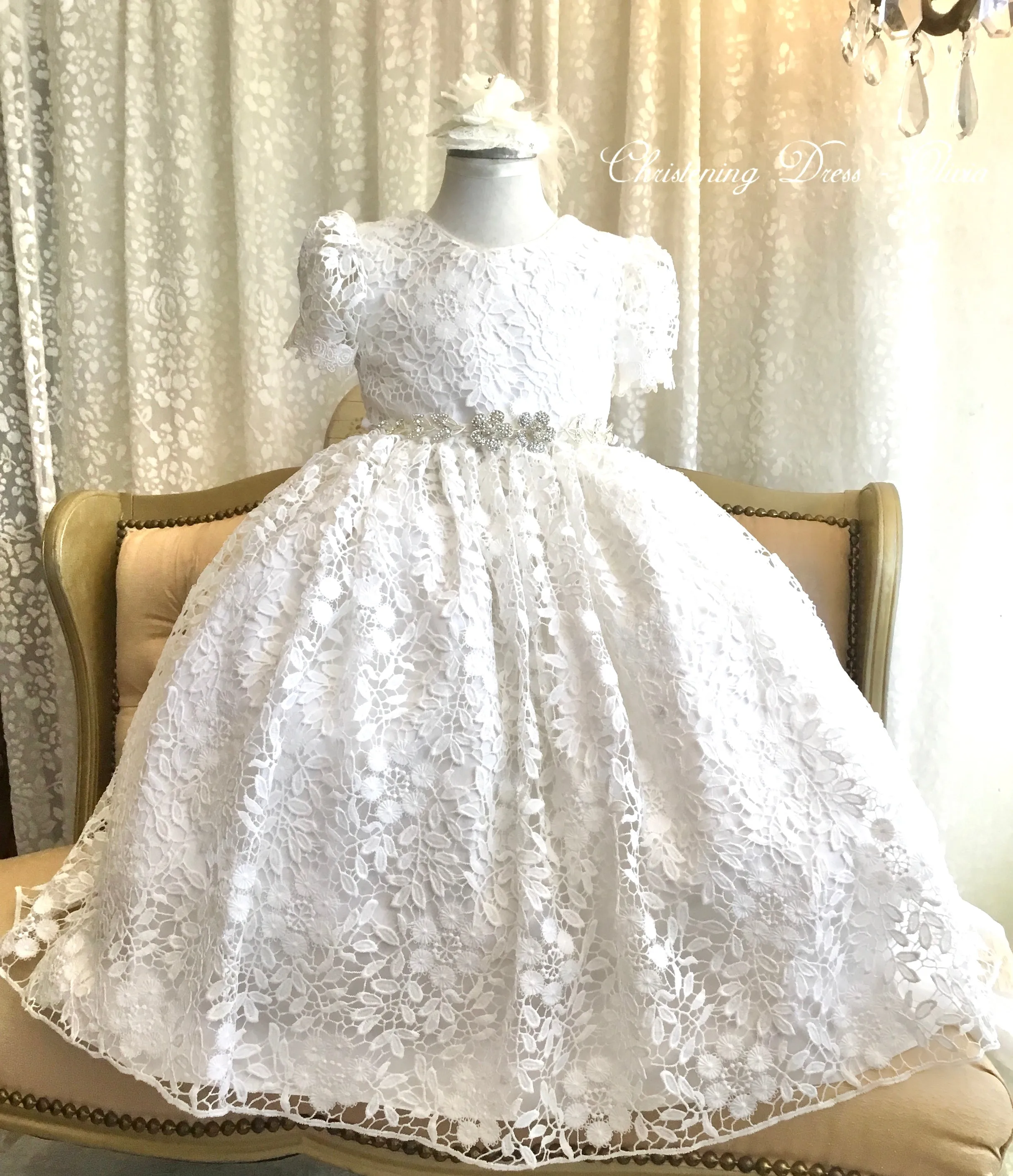 Christening Toddlers Dress - Olivia