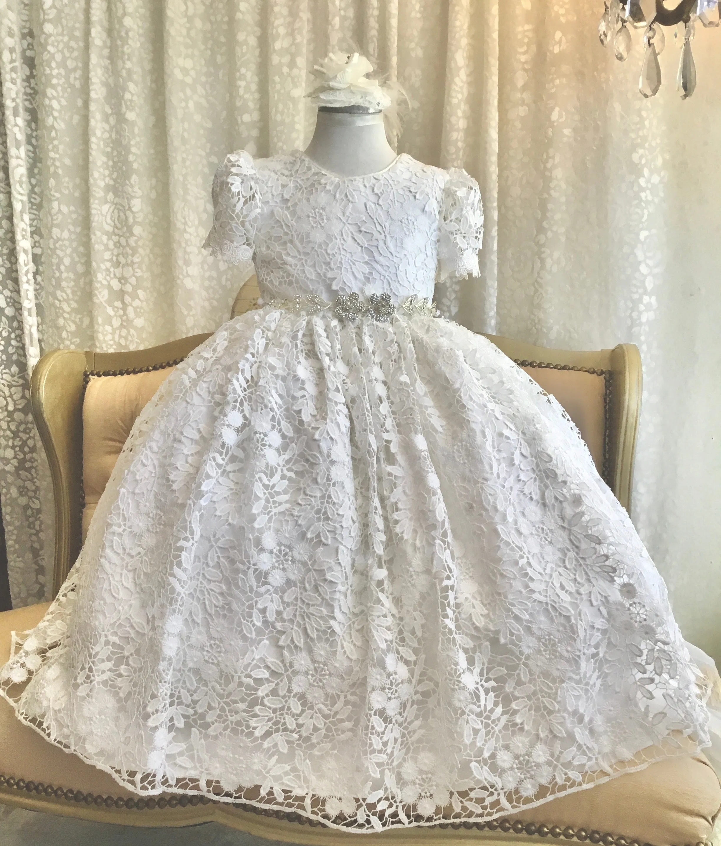 Christening Toddlers Dress - Olivia