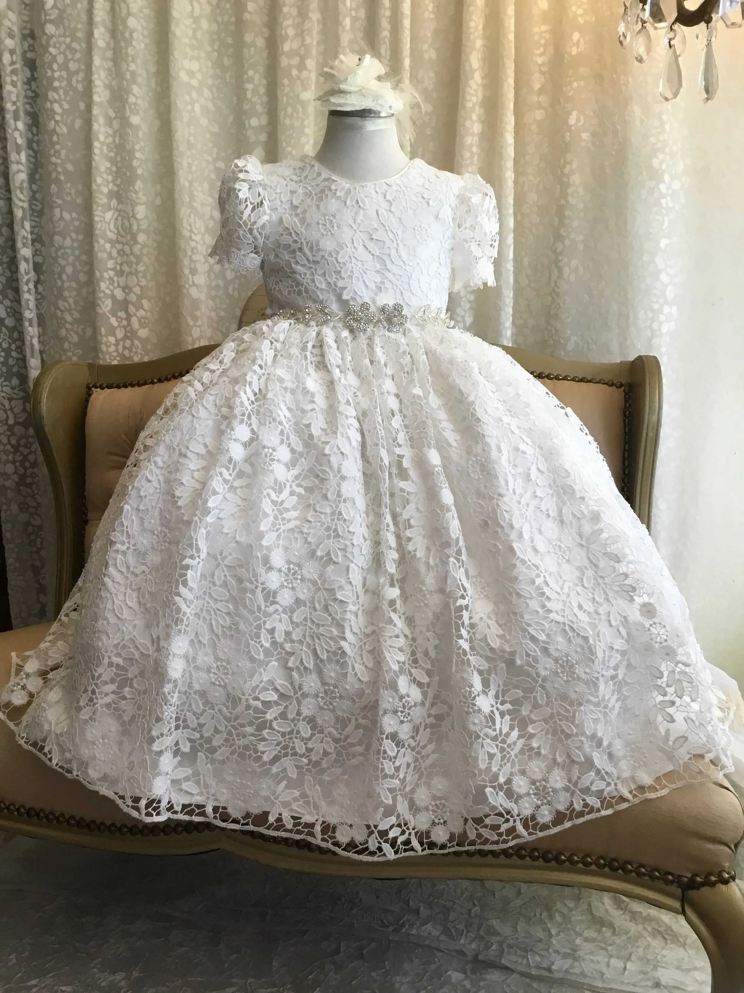 Christening Toddlers Dress - Olivia