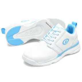 Dexter Womens Raquel LX White/Blue Wide Bowling Shoes