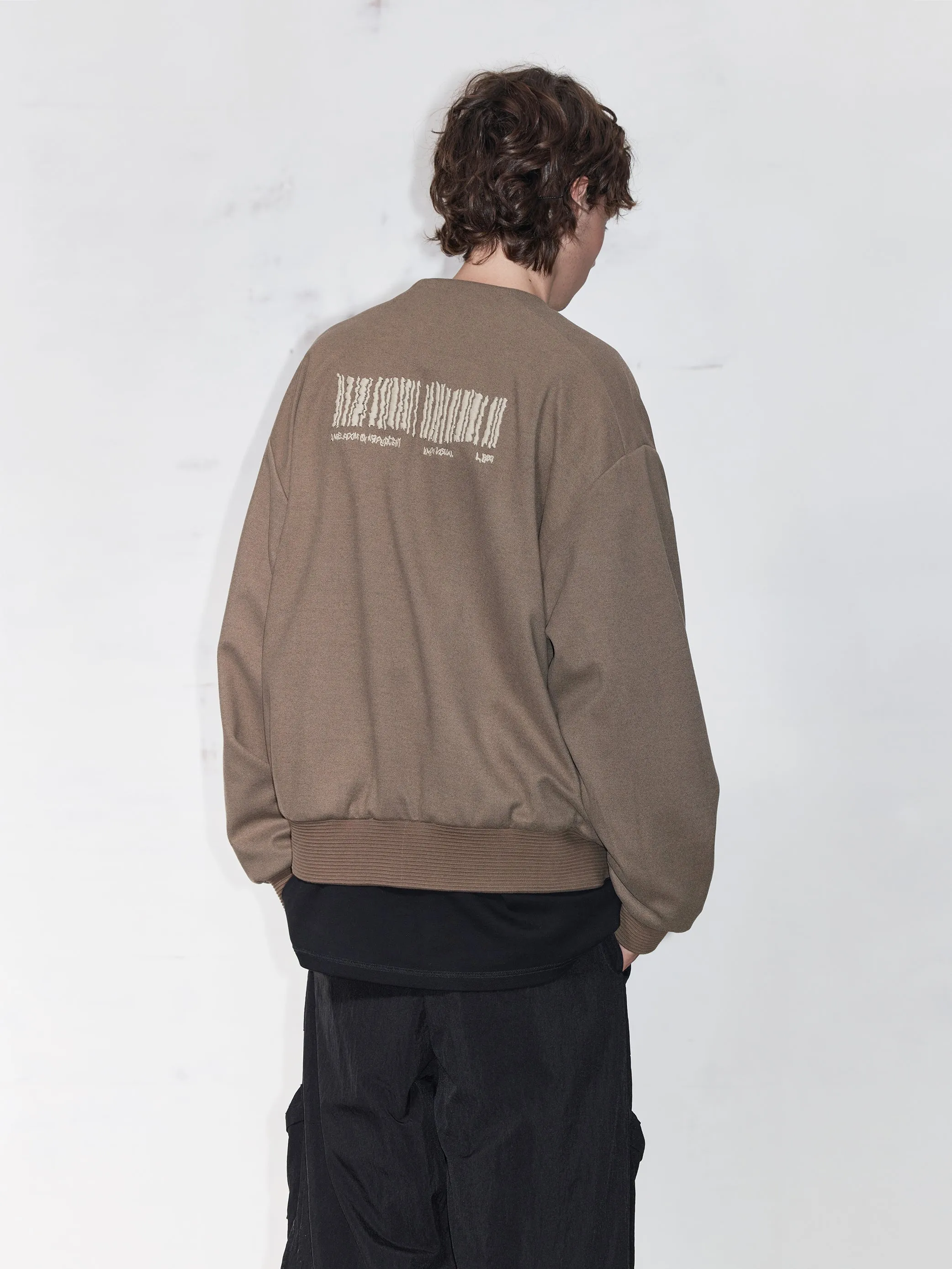 Embroidered wool jacket