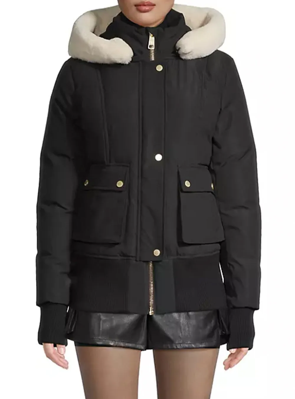 FORDHAM | SHEARLING BOMBER JACKET