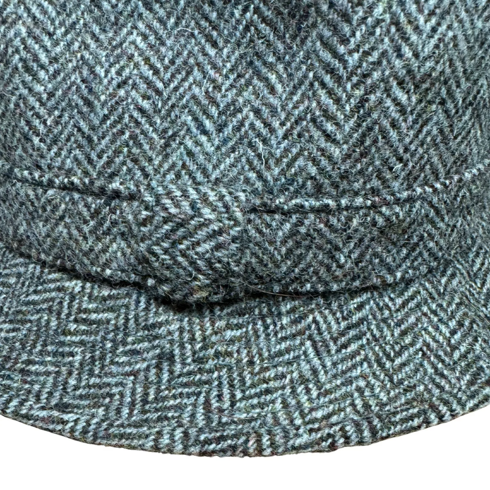 Harris Tweed Failsworth Elgin Made in Britain Trilby Hat - Blue/Grey
