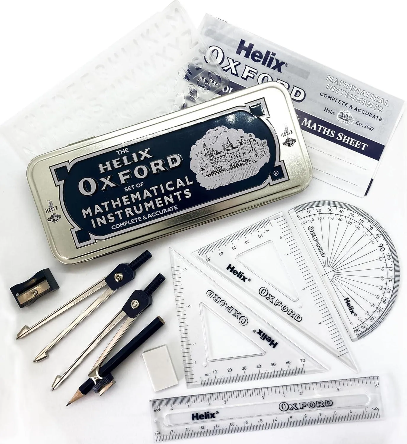 Helix Oxford Original 11pc Maths Set