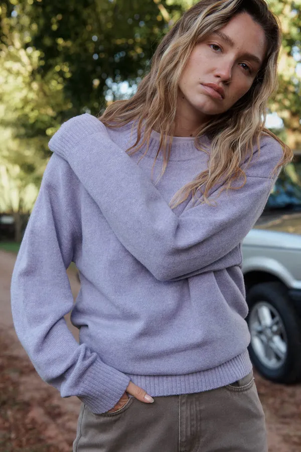 Iris Jacaranda Lilac Knit