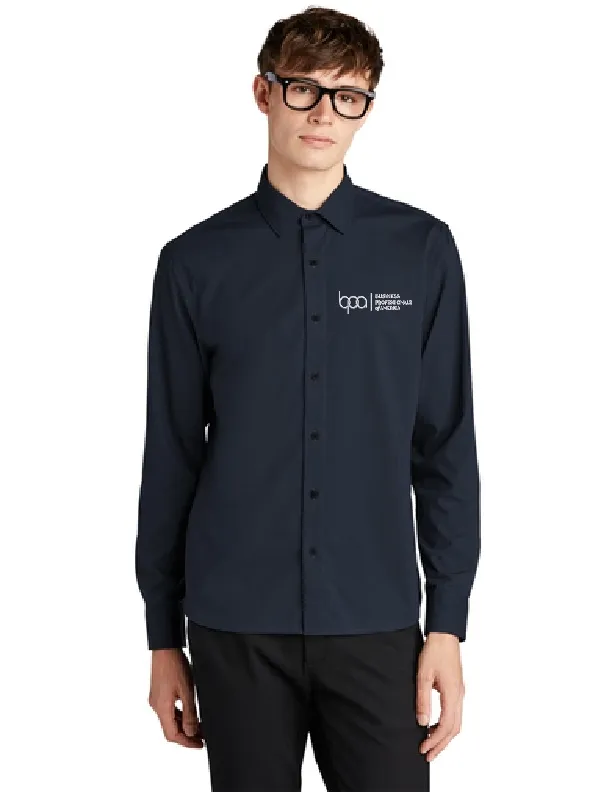 Long Sleeve Stretch Woven Shirt