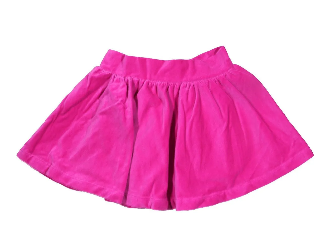 LuLu BeBe Girls Velvet Party Skirt - Pink