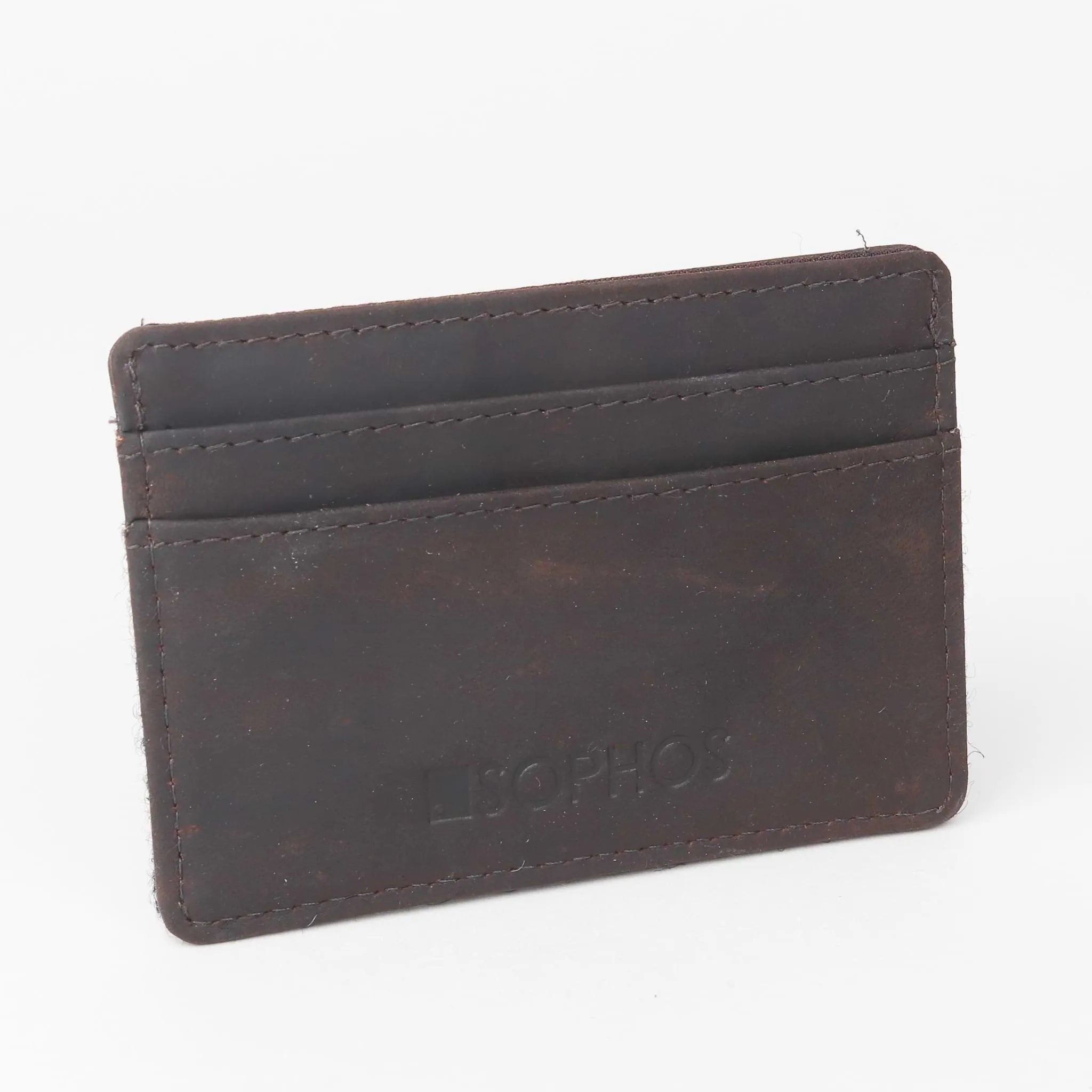 Navy Harris Tweed Card Holder Wallet