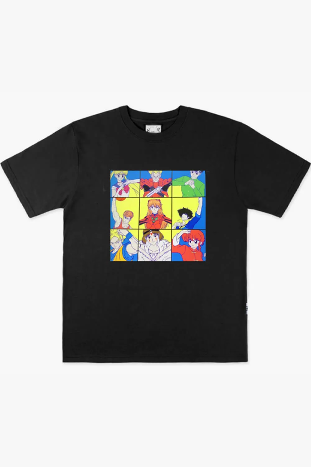 Retro Anime Characters Aesthetic T-Shirt Heart Hand Sign