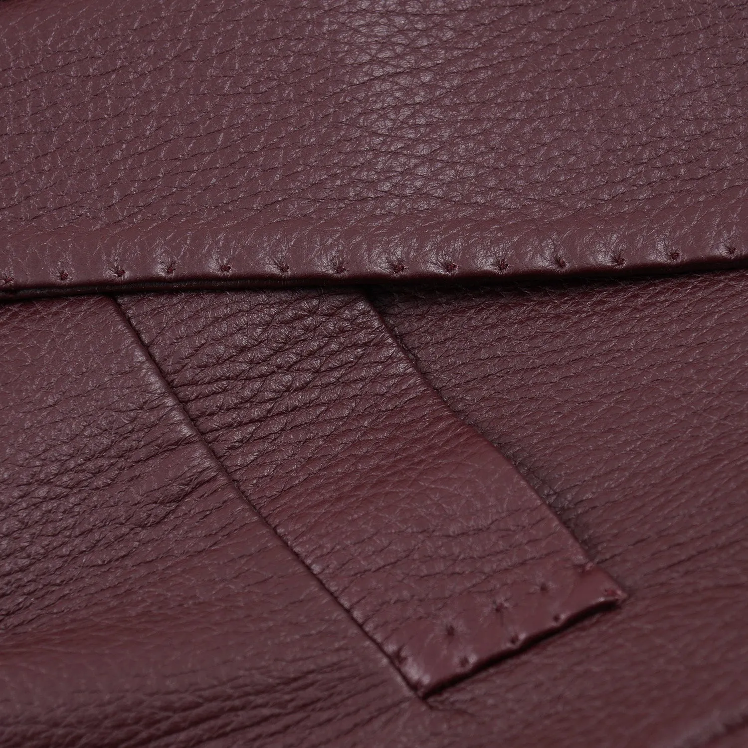Rifugio Burgundy Deerskin Leather Blazer