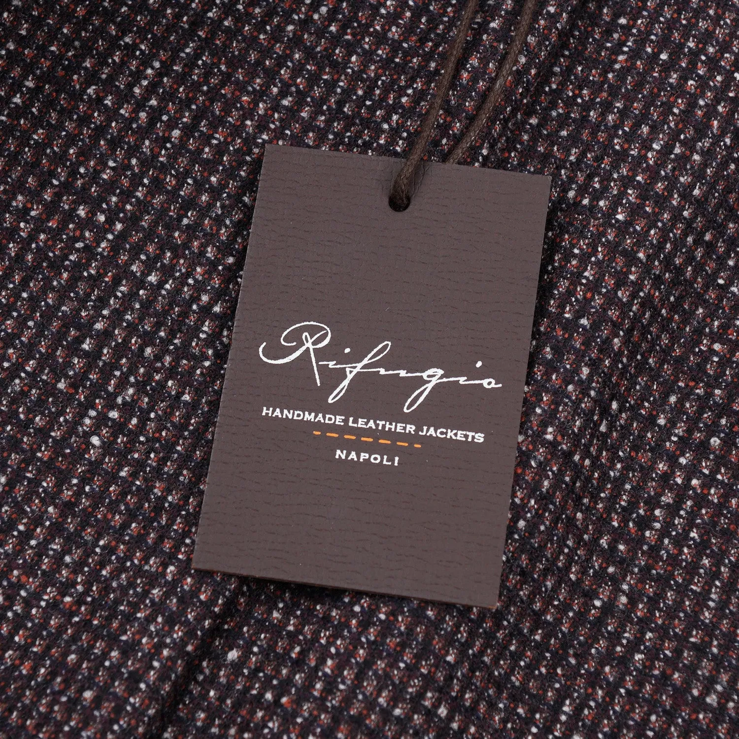 Rifugio Burgundy Deerskin Leather Blazer