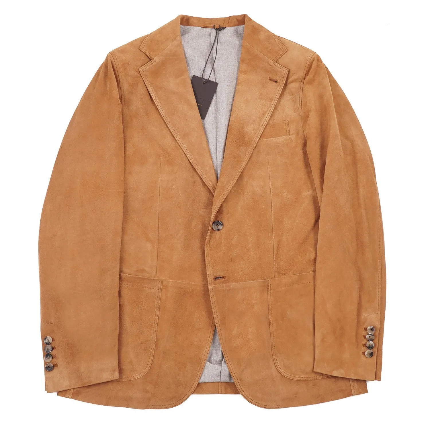 Rifugio Lambskin Suede Leather Blazer