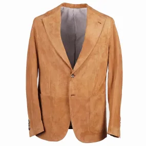 Rifugio Lambskin Suede Leather Blazer
