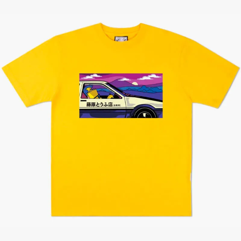 Simpsons Retro Wave Aesthetic T-Shirt