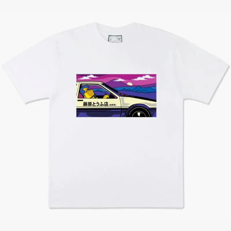 Simpsons Retro Wave Aesthetic T-Shirt