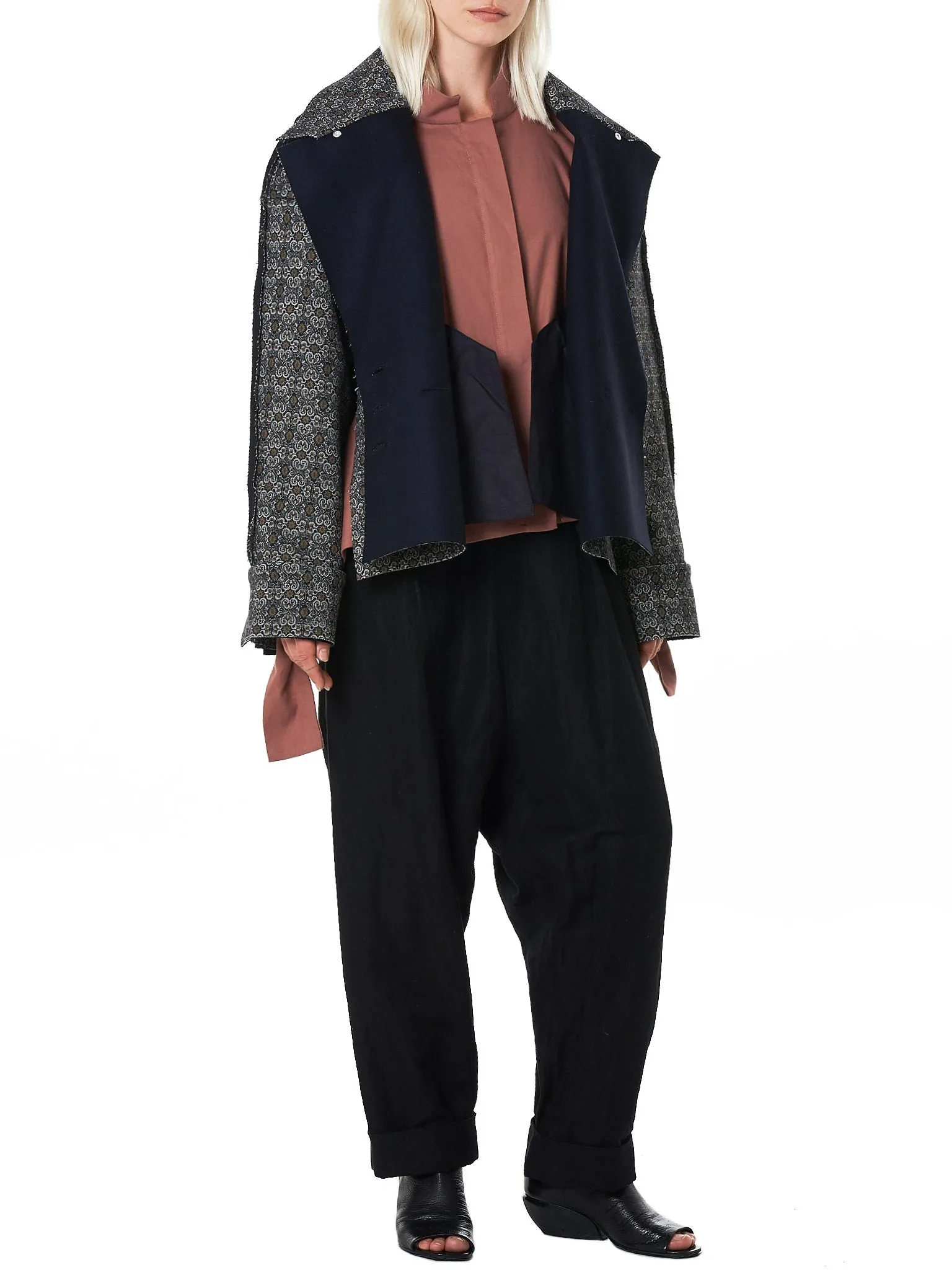 Split Seam Jacquard Jacket (C1-PRINTED-JACQUARD)