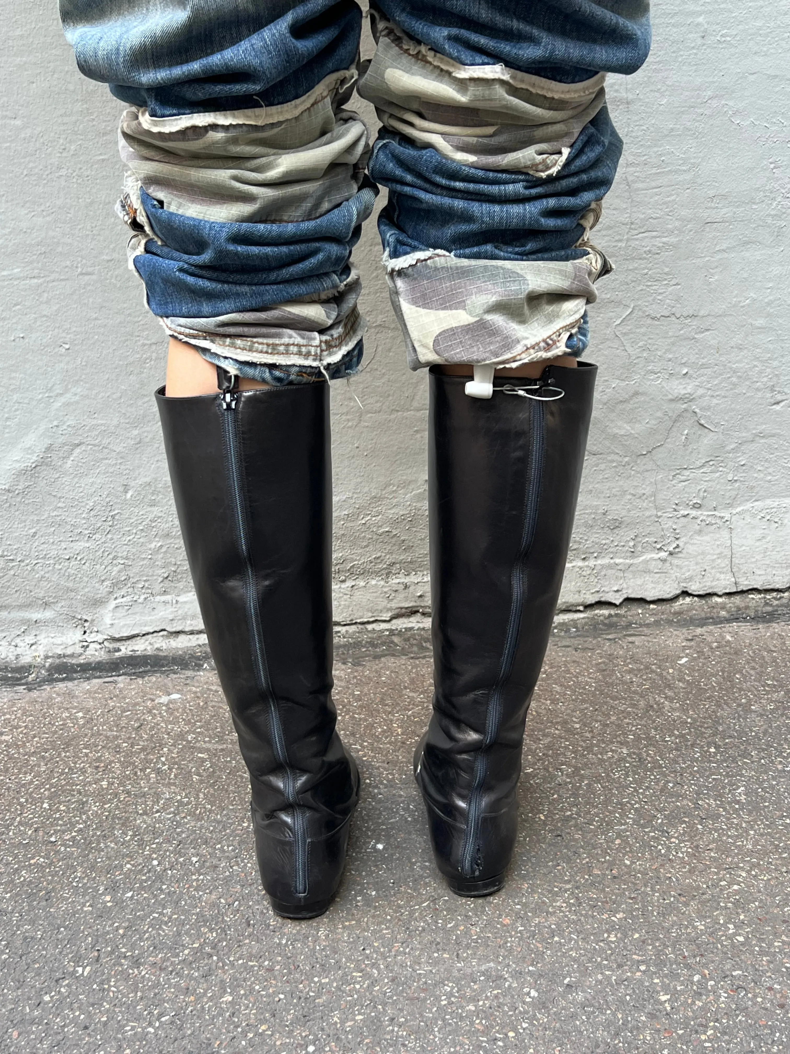 Vintage Emporio Armani Leather Boots 39