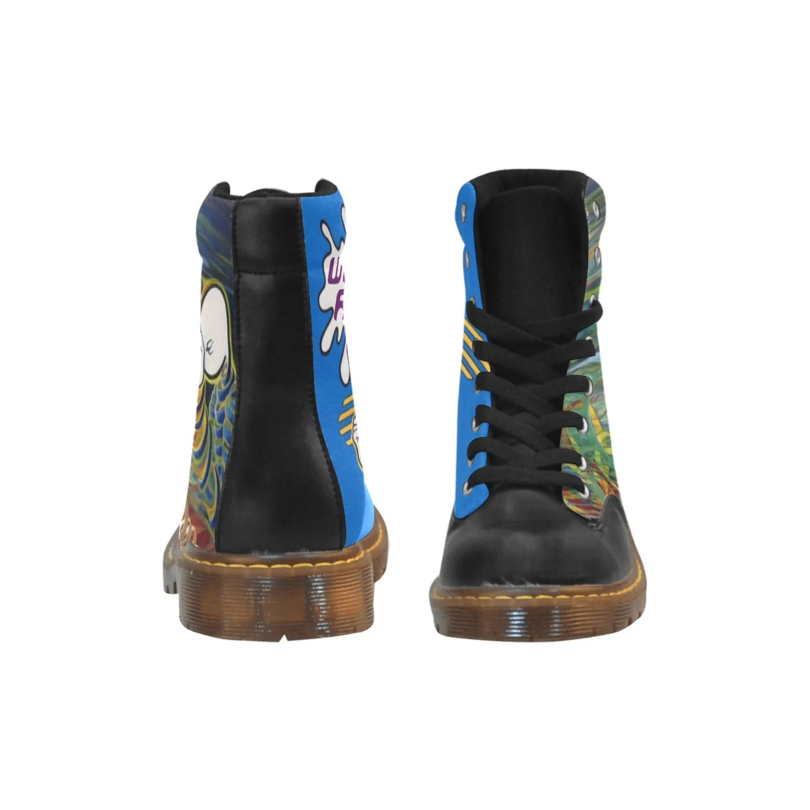 WAGE ART for thou art Apache Round Toe Men's Winter Boots (Model 1402)