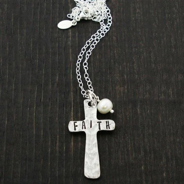 Women's Faith Cross Necklace