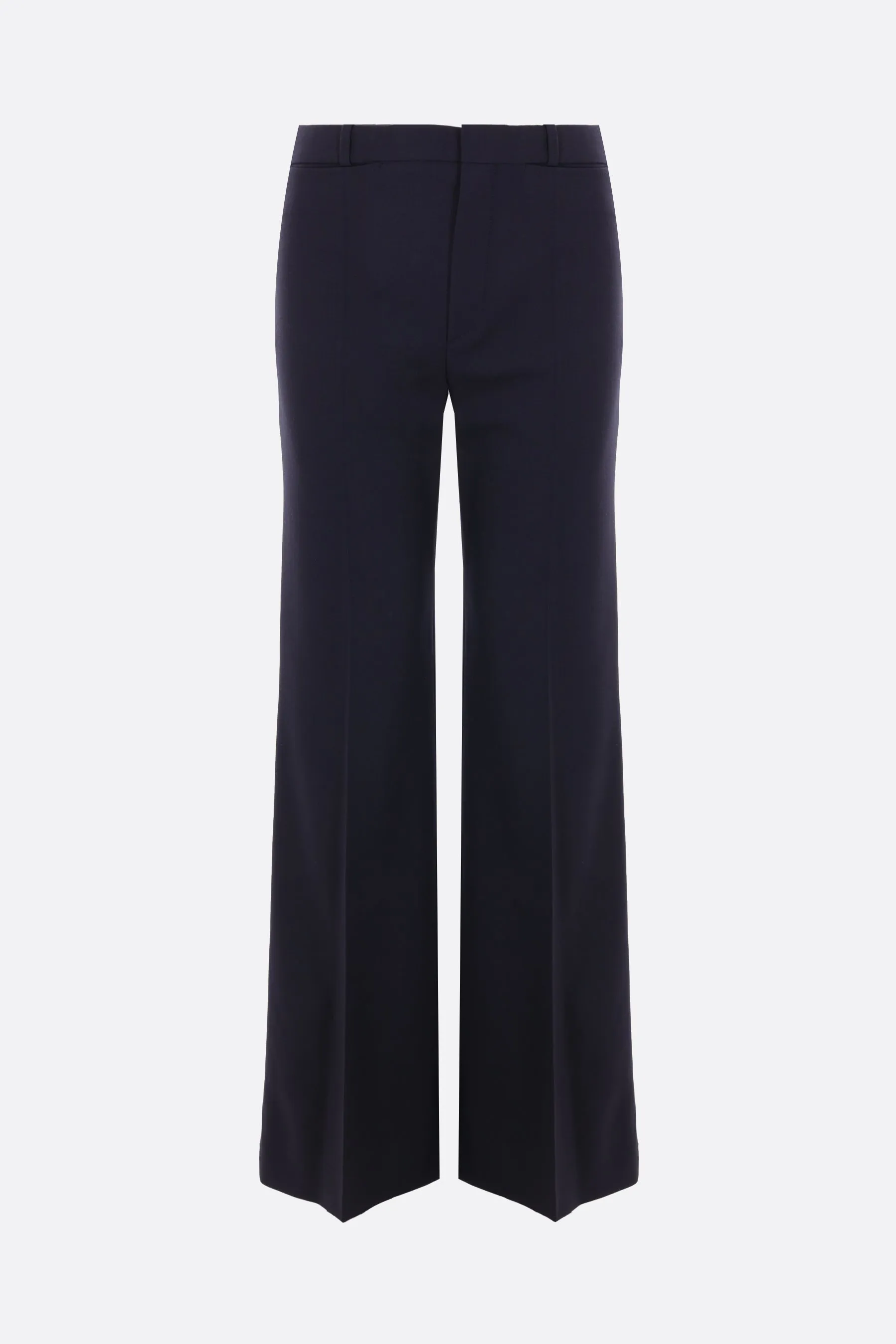 Wool Flared Trousers