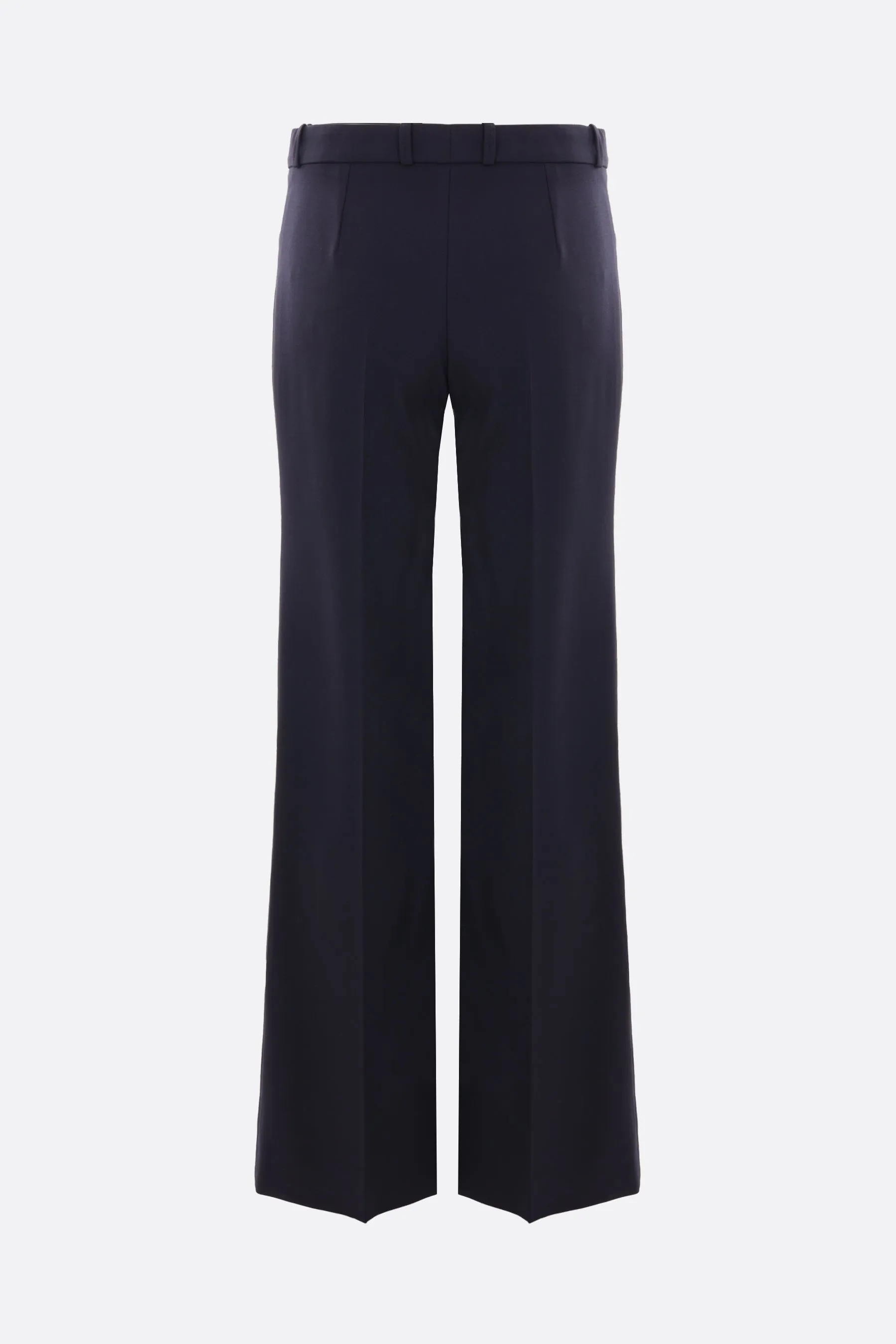 Wool Flared Trousers